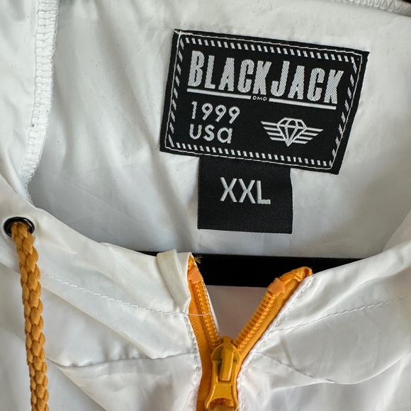 Blackjack 1999 Colorblock Windbreaker Y2K - Picture 2 of 7